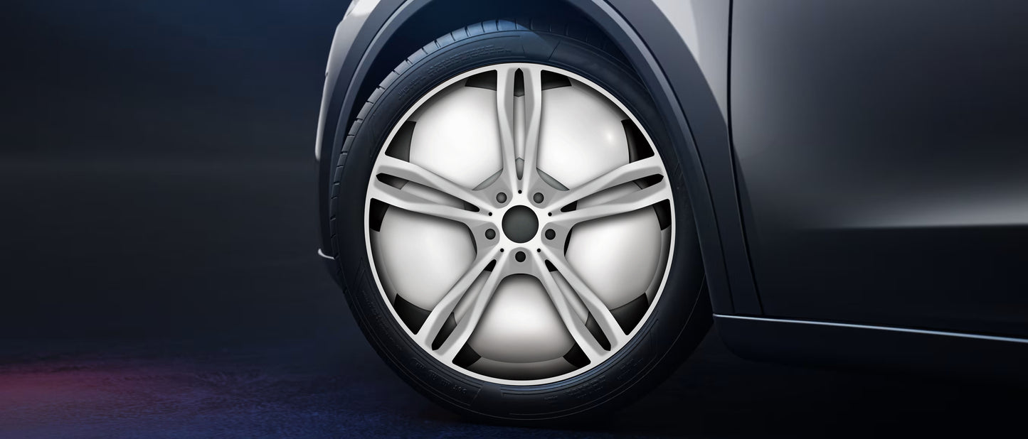 TeslaZip Stealth Saver Wheel Covers - Drag Coefficient Optimizer