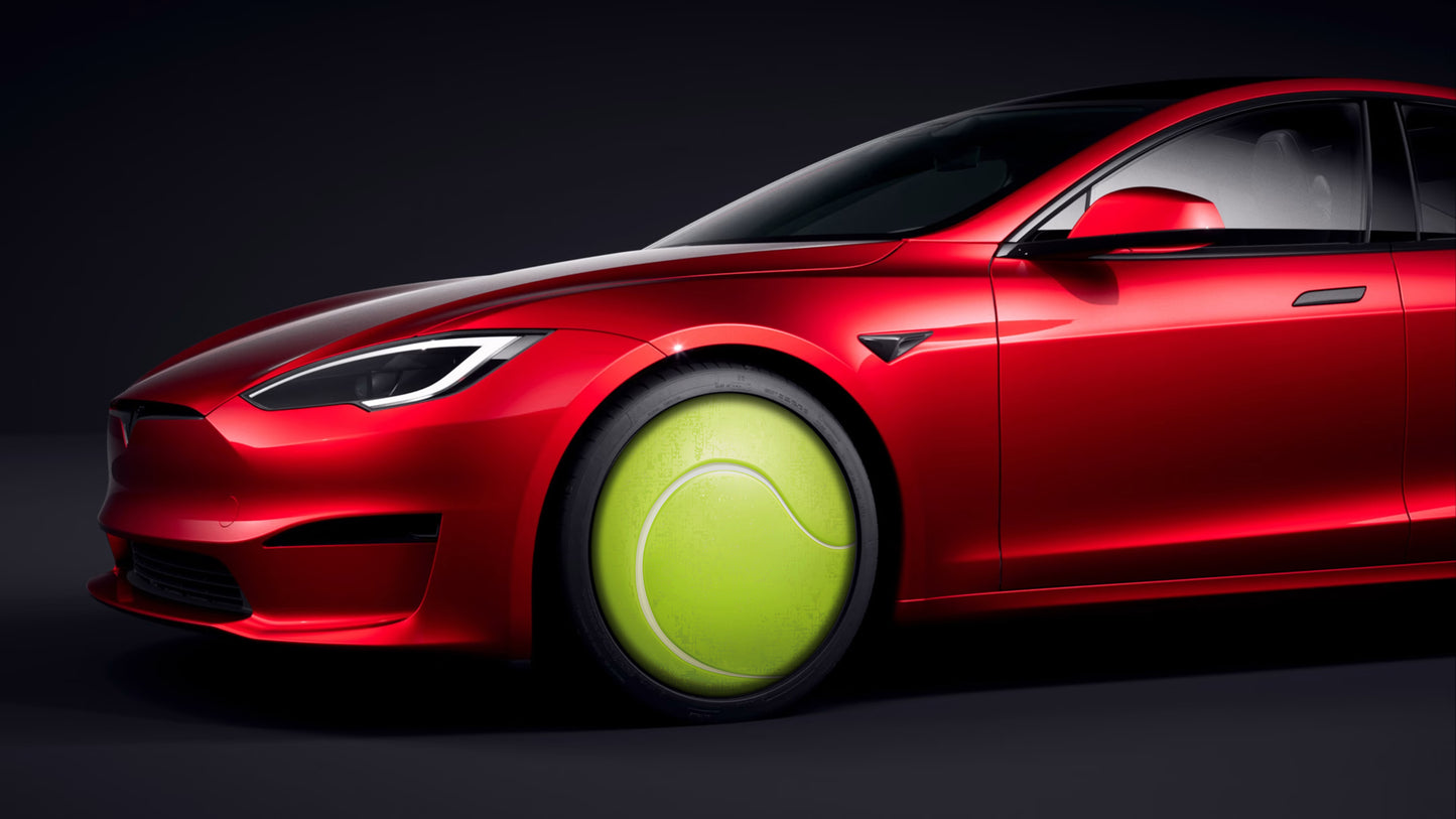 TeslaZip Universal Wheel Covers - All-Model Fit with 5% Energy Boost basketball balls 4pc